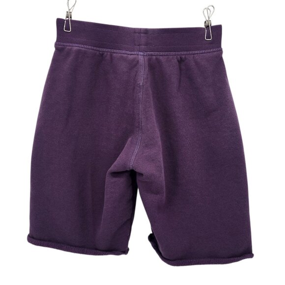Pact Girls 6/7 Shorts Organic Cotton Pull On Sweat Shorts Purple - Picture 3 of 7